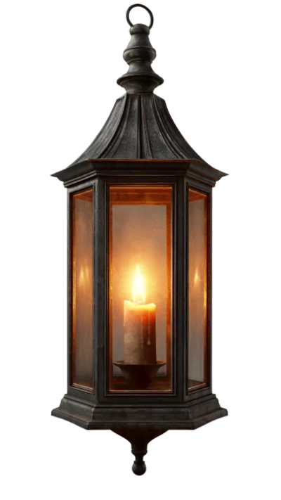 Vintage Candle 3D Render