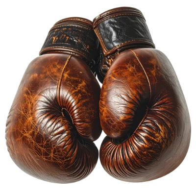 Vintage Leather Boxing Gloves