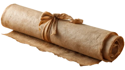 Vintage Rolled Parchment Paper